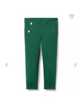 Janie and Jack Forest Green Kids Leggings